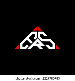 Diseño creativo del logotipo de letras ERS con gráfico vectorial, logotipo ERS simple y moderno en forma de triángulo redondo.