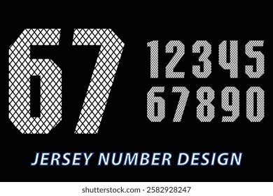 ersey number design and jersey number typography
Modern Jersey number and jersey number typography, jersey font