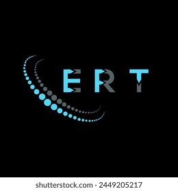 ERT letter logo abstract design. ERT unique design. ERT.
