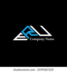 ERU logo design, ERU simple and modern logo. ERU luxurious alphabet design  