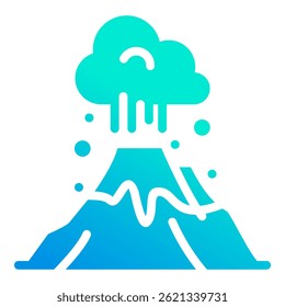 Eruption Icon Element For Design