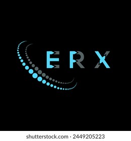 ERX letter logo abstract design. ERX unique design. ERX.
