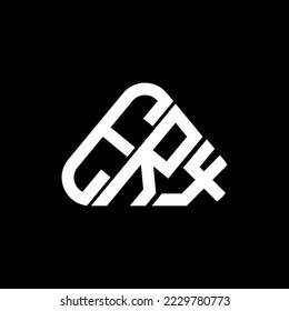 Logotipo de letra ERX diseño creativo con gráfico vectorial, ERX logotipo simple y moderno en forma de triángulo redondo.