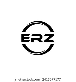 ERZ Letter Logo Design, Inspiration for a Unique Identity. Modern Elegance and Creative Design. Watermark Your Success with the Striking this Logo.