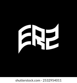 ERZ logo design, ERZ simple and modern logo. ERZ luxurious alphabet design  