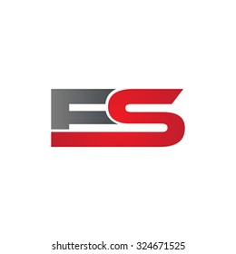 ES company linked letter logo