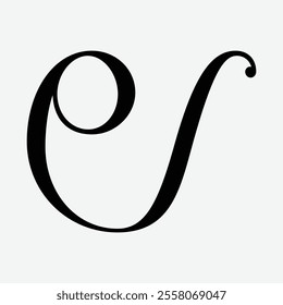 es Initial Letter Logo Symbol