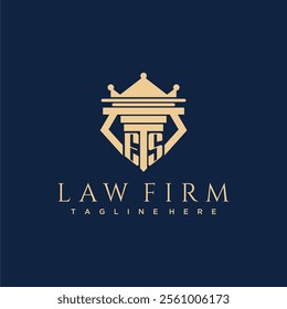 ES initial monogram logo for lawfirm vector design