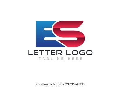 ES Latter es logo icon