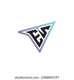 ES letter combination cool logo esport or gaming initial logo as a inspirational concept design