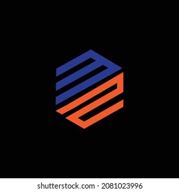 es letter creative mordern logo design tamplate