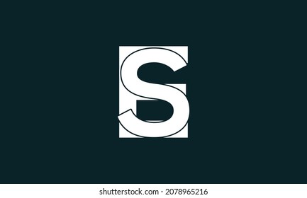 ES Letter icon design, Creative modern letters icon, luxury vector illustration premium vector