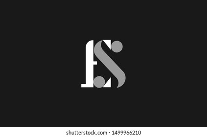 ES Letter Logo Design with Creative Modern Trendy Typography