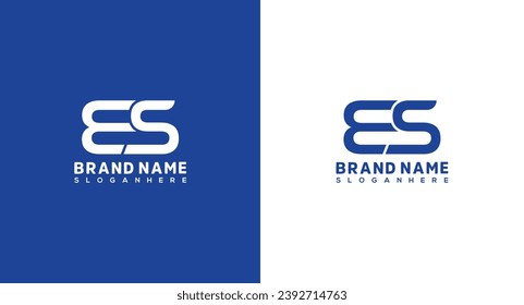 ES Letter Logo Design, ES icon Brand identity Design Monogram Logo Modern and elegant logo design initial ES combine with letter ES