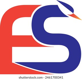 ES letter logo design For your brand