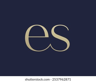 E-Mail-Logo-Symbol-Design. Klassische Luxus Initialen Monogramm.