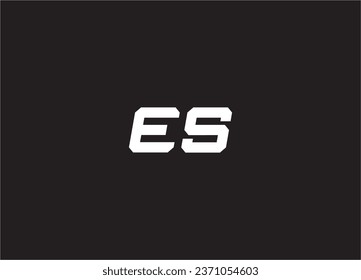 es letter logo and monogram design