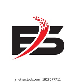 Logo des ES-Briefes, Vektordesign