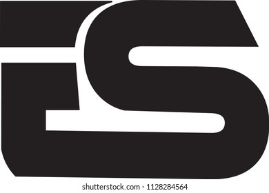 es letter vector logo
