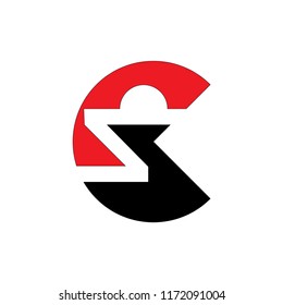 es letter vector logo
