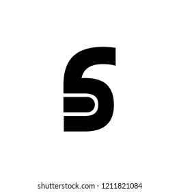 es letter vector logo