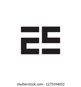 es letter vector logo