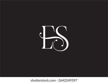 ES Logo Design Creative and Modern Logo Design