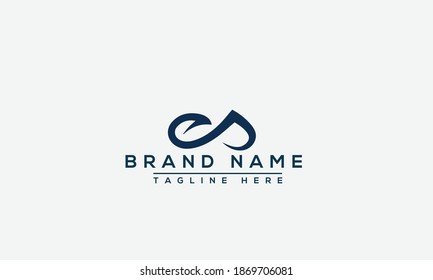 ES Logo Design Template Vector Graphic Branding Element.