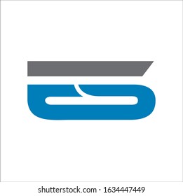 ES logo design and vector