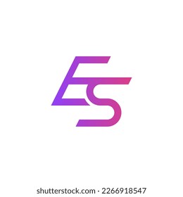 ES Logo, ES Monogram, Initials ES Logo, Letter ES Logo Design