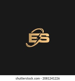 es logo vector, es electric vector