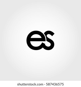 es lowercase logo black interrelated