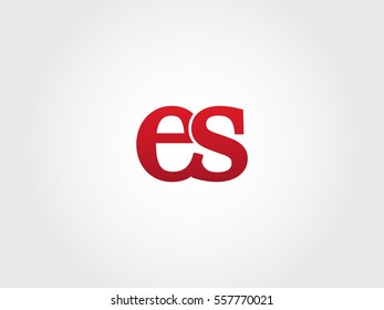 es lowercase logotype