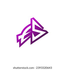 ES Premium emblem logo initial esport and gaming design concept