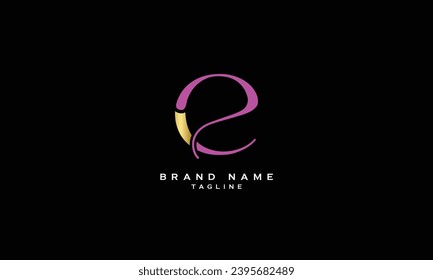 ES, SE, Abstract initial monogram letter alphabet logo design