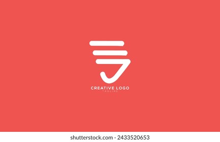 ES SE Abstract initial monogram letter alphabet logo design