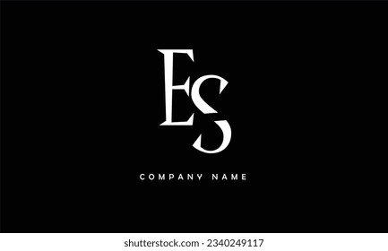 ES, SE Abstract Letters Logo Monogram