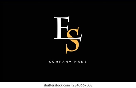 ES, SE Abstract Letters Logo Monogram