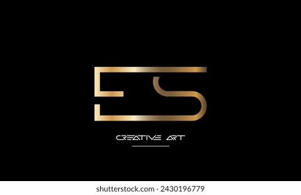 ES, SE, E, E abstract letters logo monogram