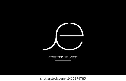 ES, SE, E, E abstract letters logo monogram