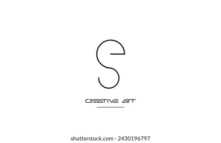 ES, SE, E, E abstract letters logo monogram