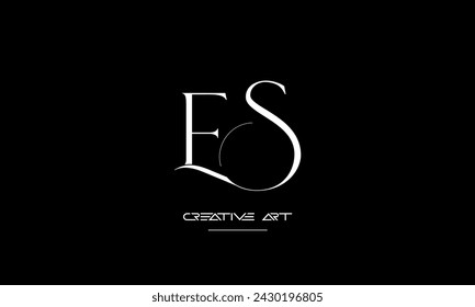 ES, SE, E, E abstract letters logo monogram