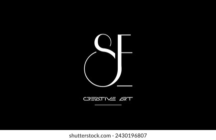 ES, SE, E, E abstract letters logo monogram