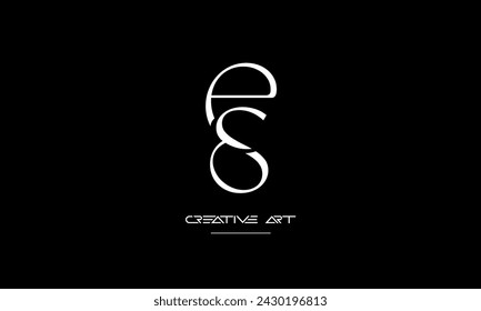 ES, SE, E, E abstract letters logo monogram