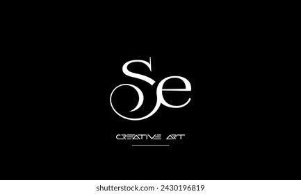 ES, SE, E, E abstract letters logo monogram