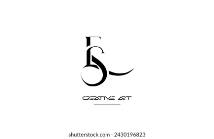 ES, SE, E, E abstract letters logo monogram