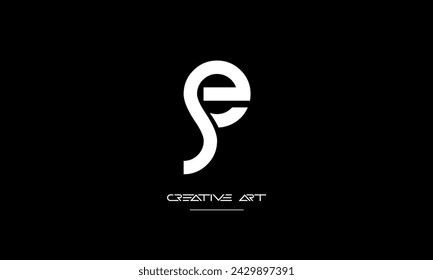 ES, SE, E, S abstract letters logo monogram