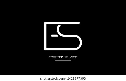 ES, SE, E, S abstract letters logo monogram