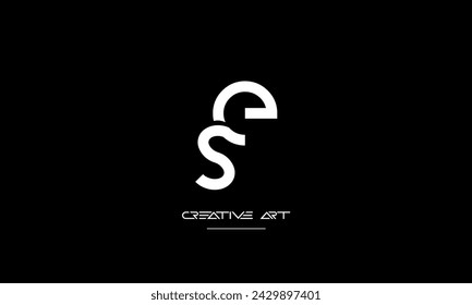 ES, SE, E, S abstract letters logo monogram