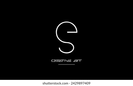 ES, SE, E, S abstract letters logo monogram